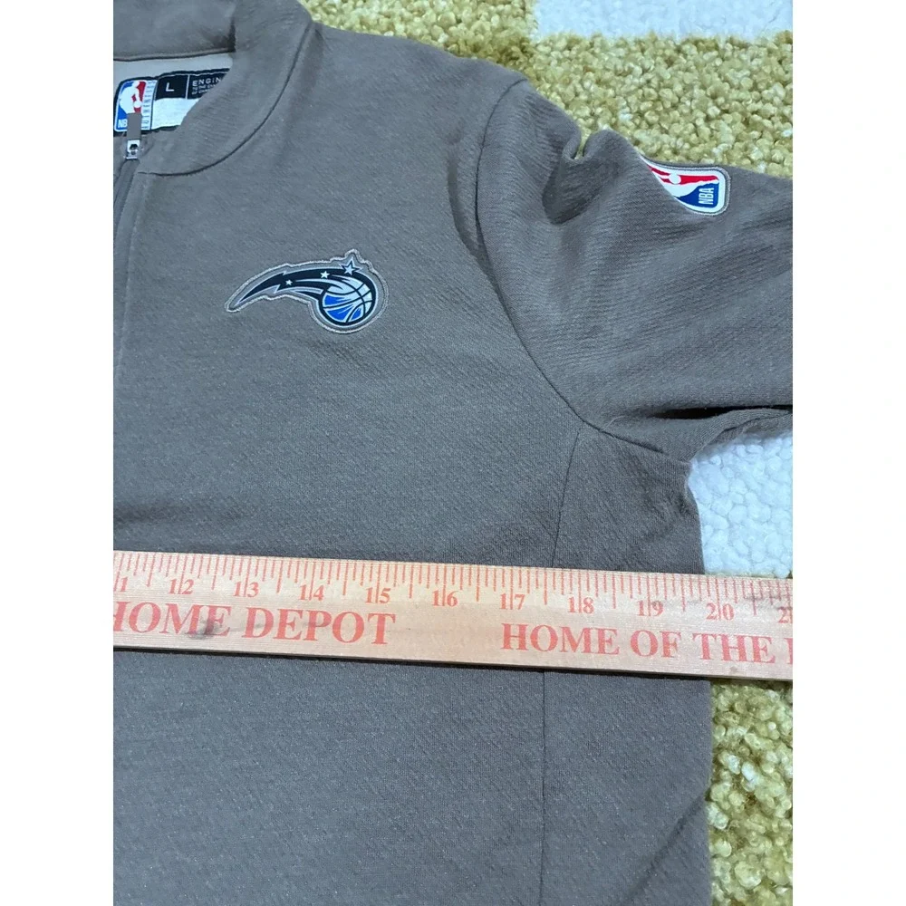 Nike Orlando Magic NBA Dri-FIT Quarter Zip Pullover‎ Brown Mens Large L 0345